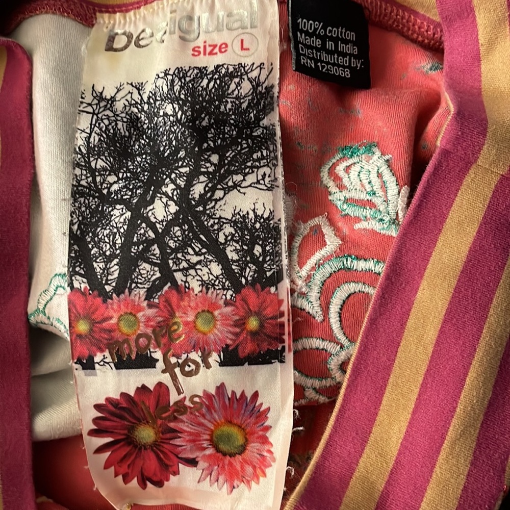 VINTAGE DESIGUAL EMBROIDERED SKIRT - Picture 12 of 14